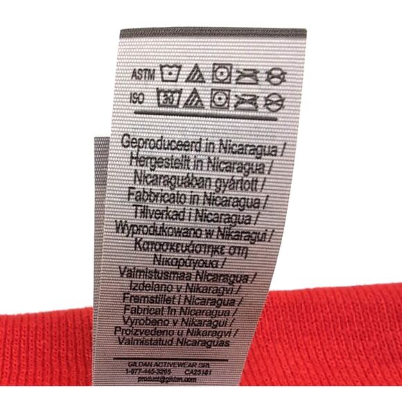 Veterinary Vet Graphic Gildan Heavy Blend Sweatshirt Crewneck Mens L Red Fleece - Picture 7 of 13